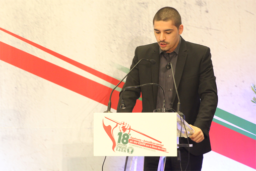 Χαιρετισμός της οργάνωσης νεολαίας του Κόμματος Ενωμένη Κύπρος (BKP), προς το 18ο Παγκύπριο Συνέδριο της ΕΔΟΝ